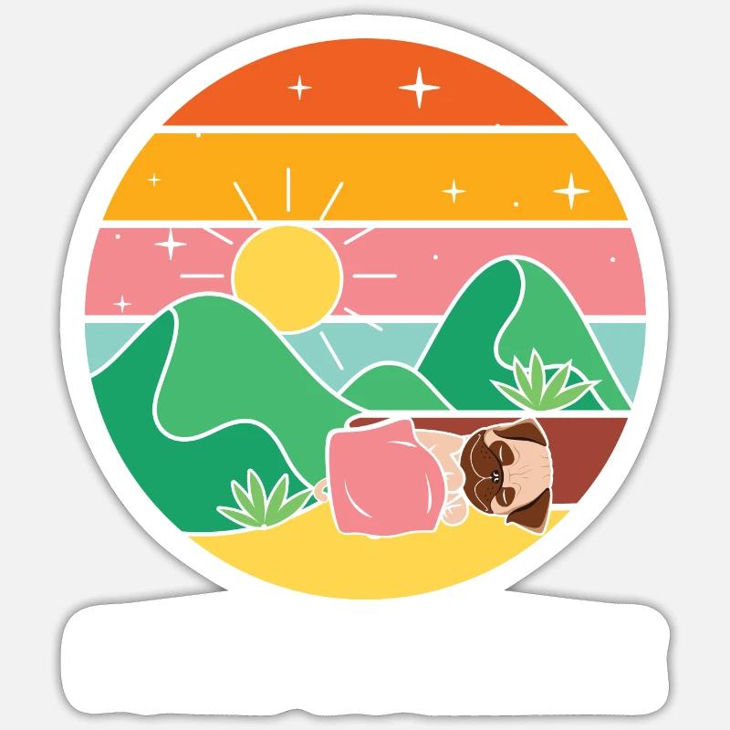 Going nowhere Sticker size S (10 x 10 cm)