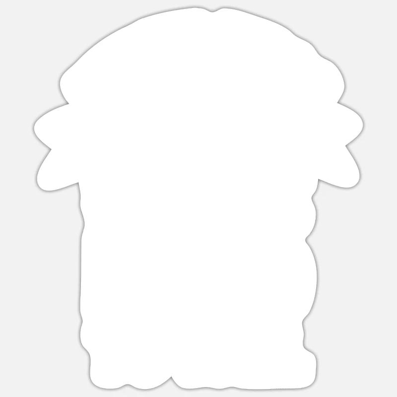 Chirurgo - Sticker formato S (10 x 10 cm) - bianco opaco
