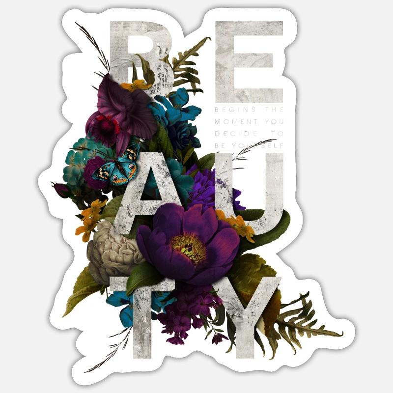 Beauté Sticker taille S (10 x 10 cm)