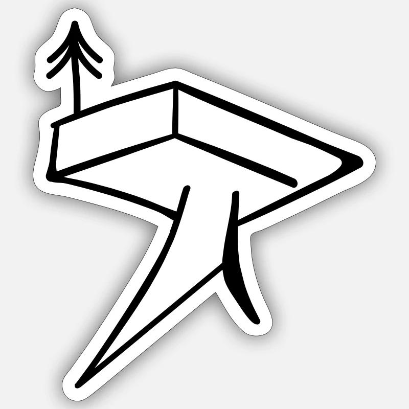 Sticker Größe S (10 x 10 cm) - 