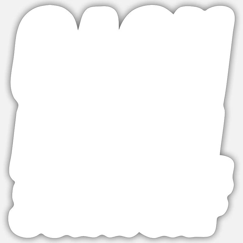 Oachkatzlschwoaf Bayrisch Eichhörnchen Sticker Größe S (10 x 10 cm)