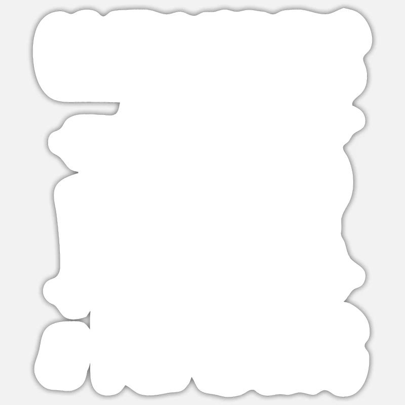Streifenhörnchen und Wildtier-Eichhörnchen - Sticker Größe S (10 x 10 cm) - Mattweiß