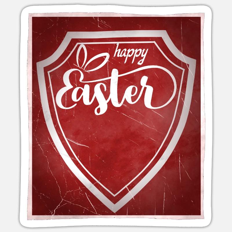 happy Easter Sticker size S (10 x 10 cm)