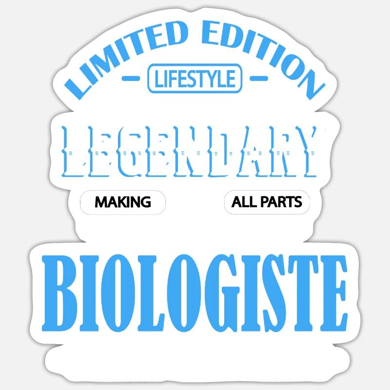 BIOLOGO Sticker formato S (10 x 10 cm)
