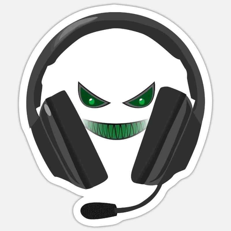 Gamingmonster Sticker Größe S (10 x 10 cm)