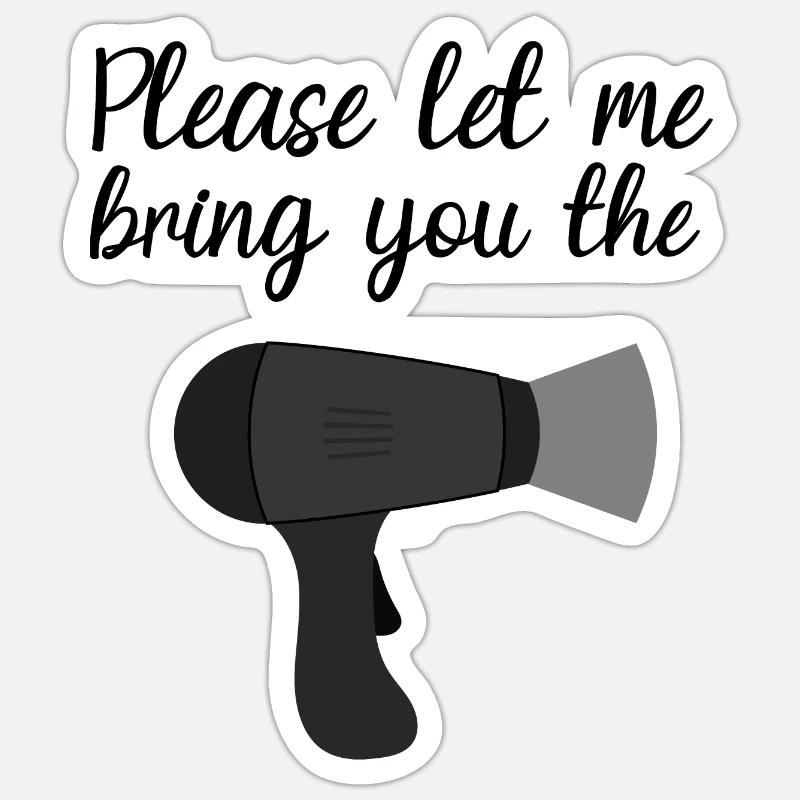 Please let me Sticker size S (10 x 10 cm)