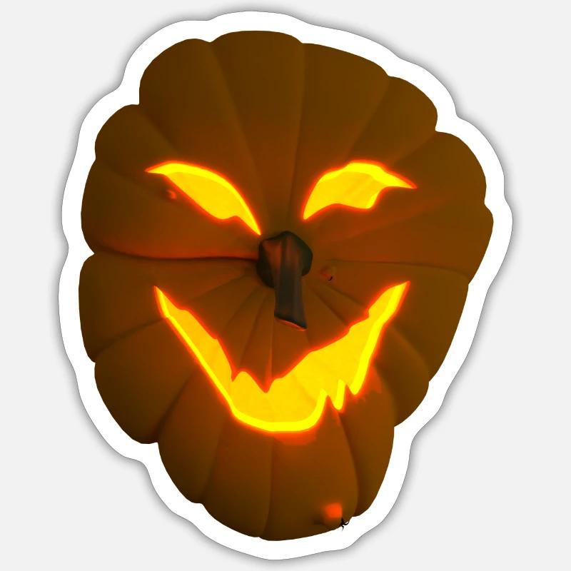 halloween - Sticker Größe S (10 x 10 cm) - Mattweiß
