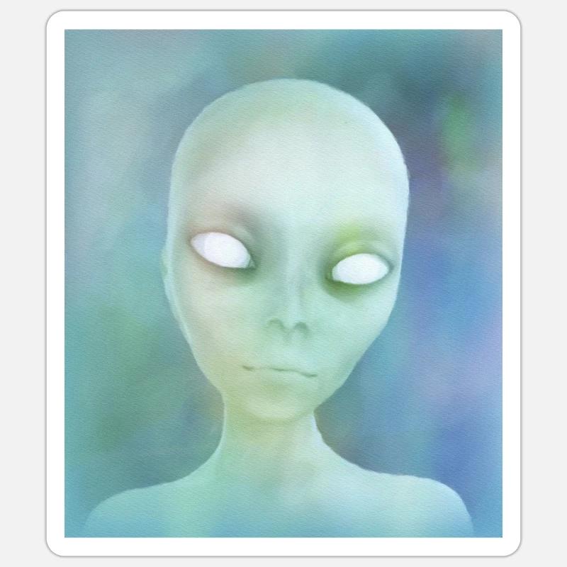 Alien Sticker size S (10 x 10 cm)
