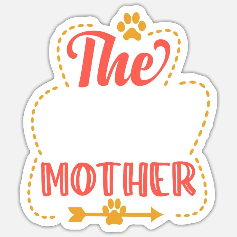 Katzen - Mutter der Katzen Sticker Größe S (10 x 10 cm)