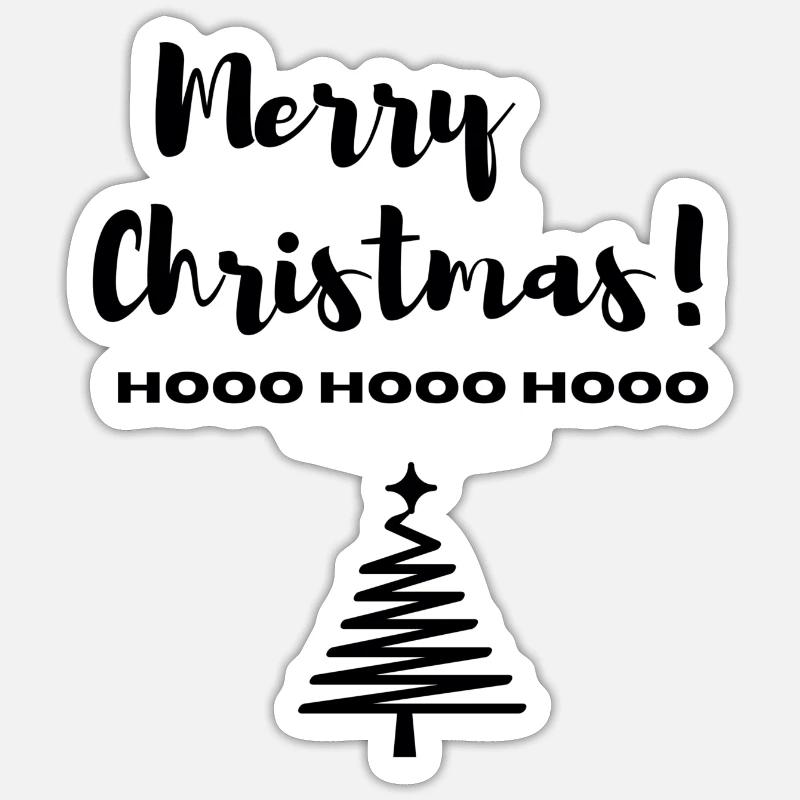 HOOO HOOO HOOO removebg Sticker taille S (10 x 10 cm)