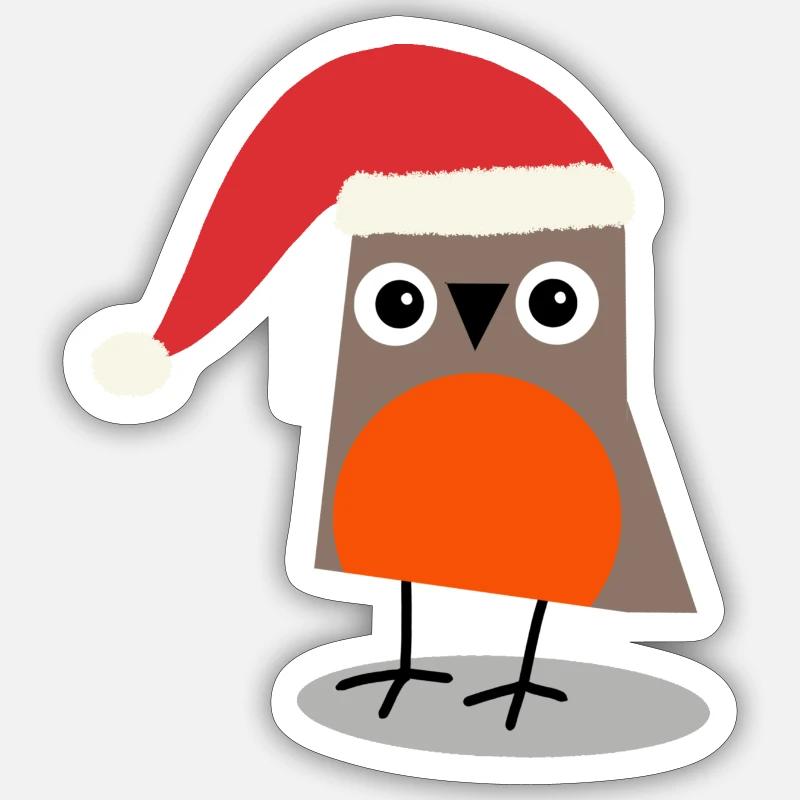 Gorge rouge2 Sticker taille S (10 x 10 cm)