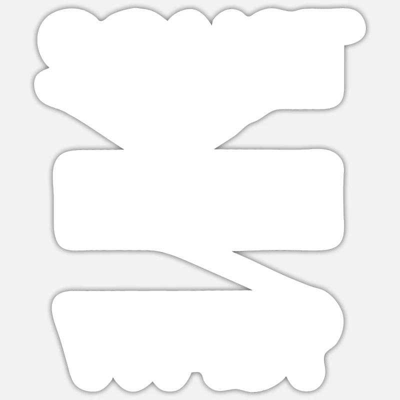 sonst noch was? - Sticker Größe S (10 x 10 cm) - Mattweiß