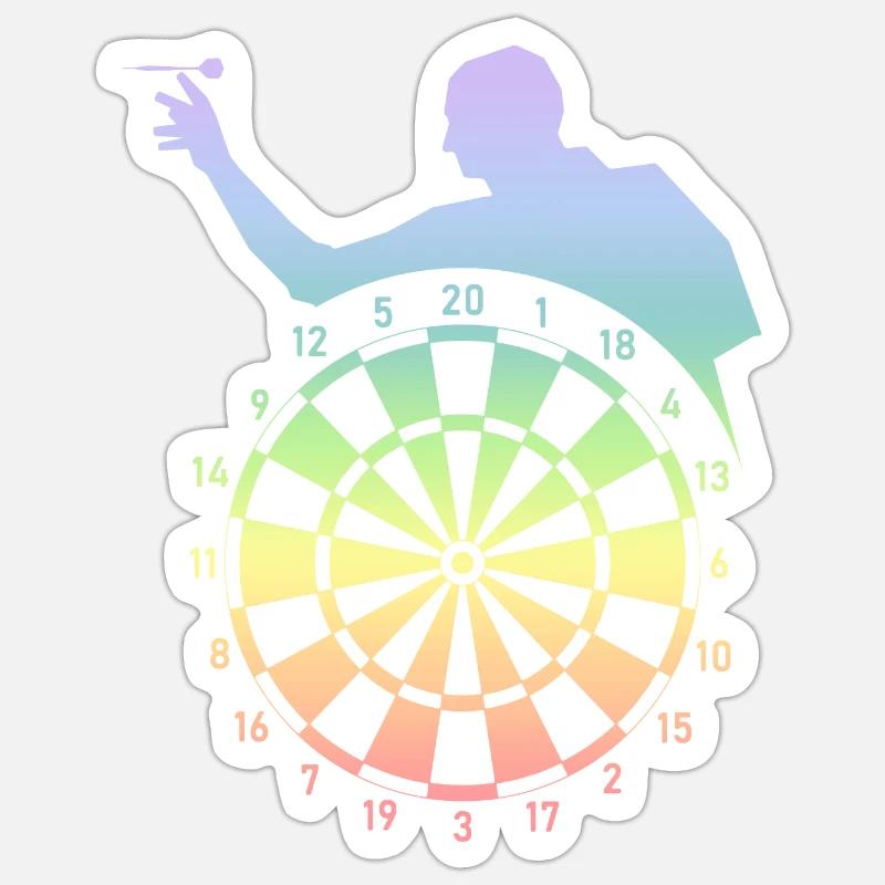 Dart Sticker size S (10 x 10 cm)