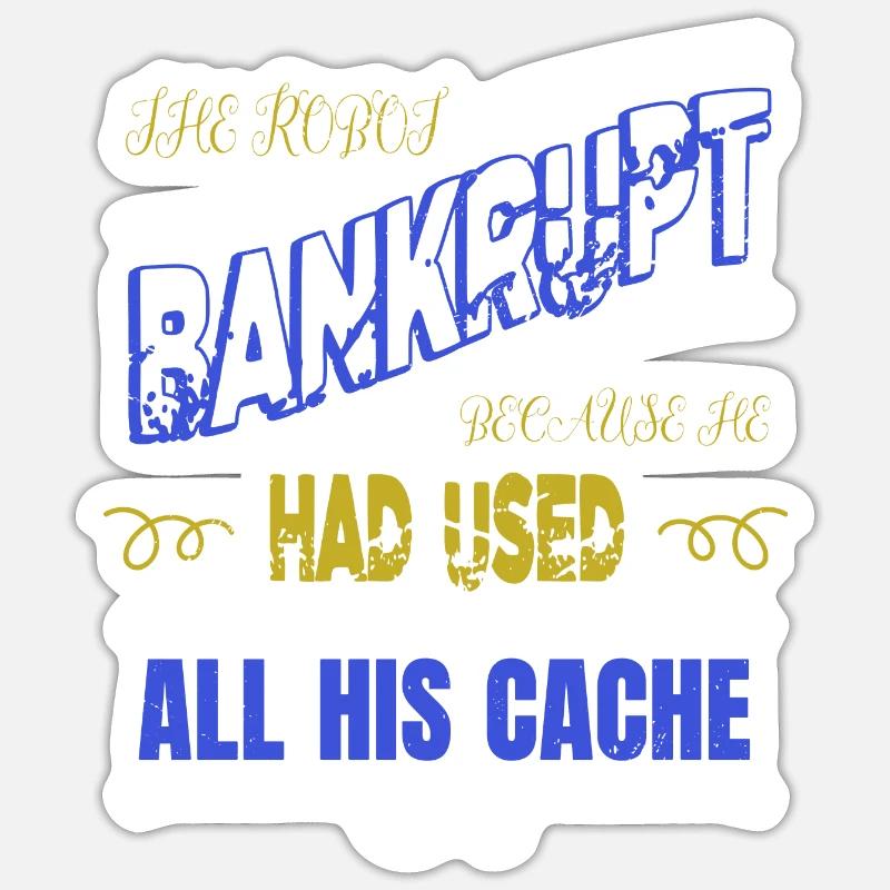 Hobbyists Robotics Tshirt Funny Citation Sci Fi Sticker taille S (10 x 10 cm)