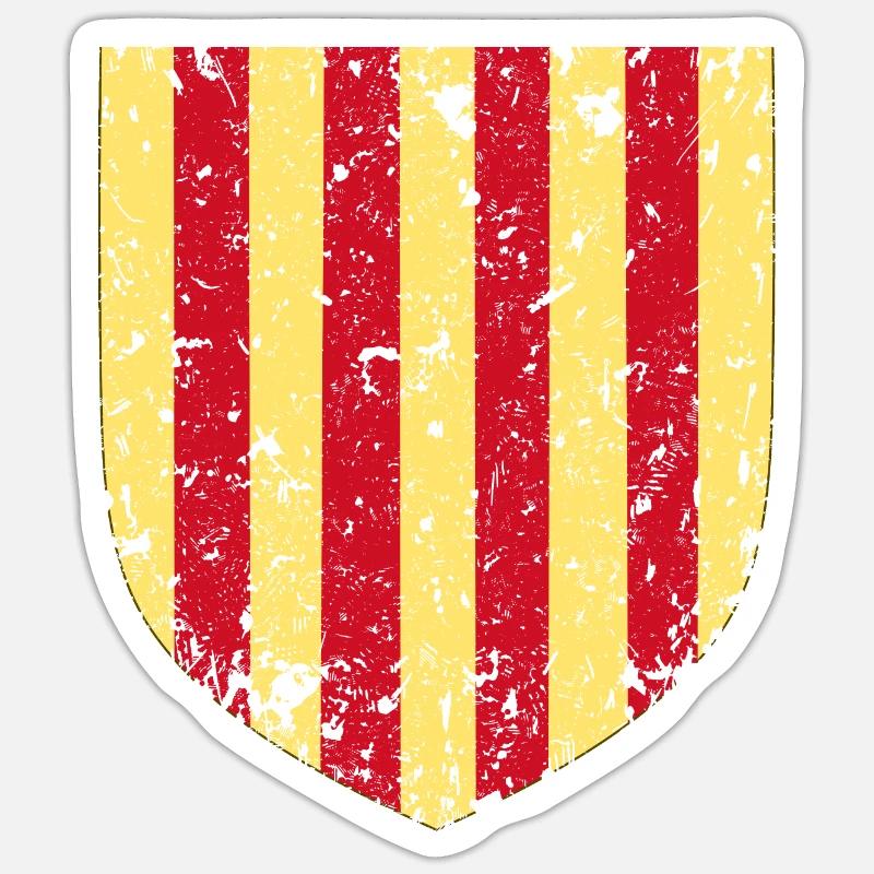 Pyrénées orientales Sticker taille S (10 x 10 cm)
