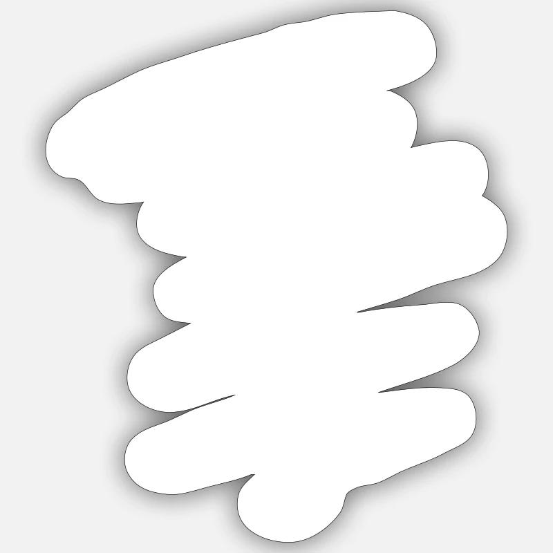 Kriggel patching - Sticker size S (10 x 10 cm) - white matte