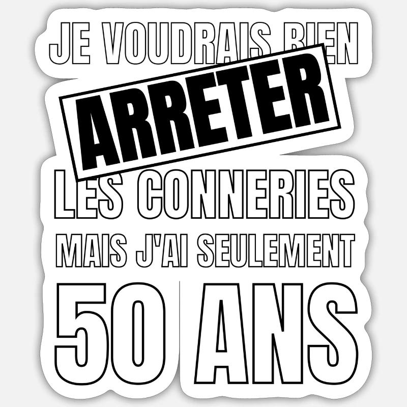 Sticker taille S (10 x 10 cm) - 