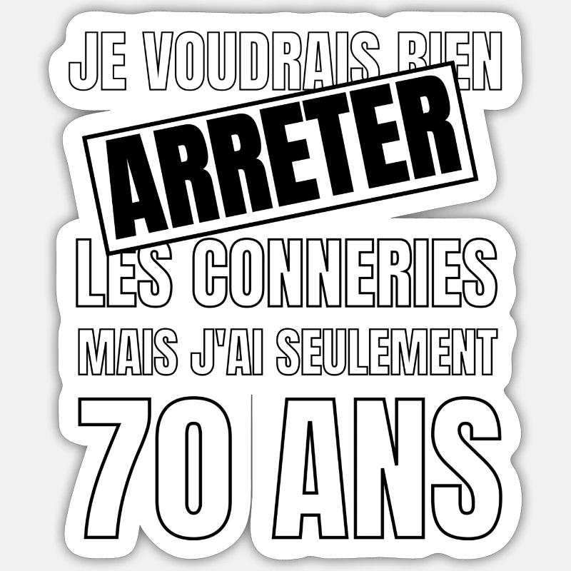 Sticker taille S (10 x 10 cm) - 