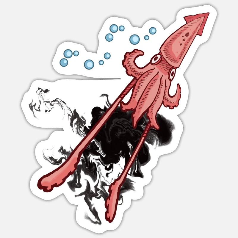 SQUID Sticker size S (10 x 10 cm)