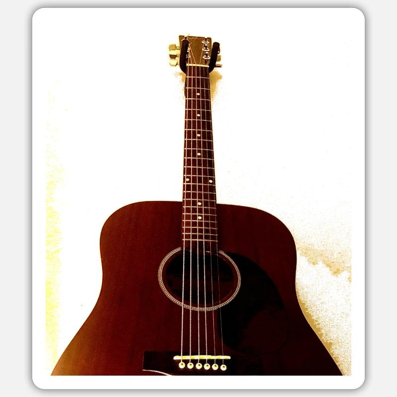 guitar Sticker size S (10 x 10 cm)