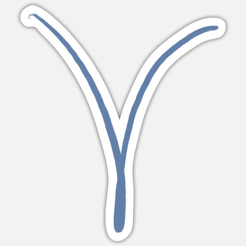 Aries - Sticker size S (10 x 10 cm) - white matte