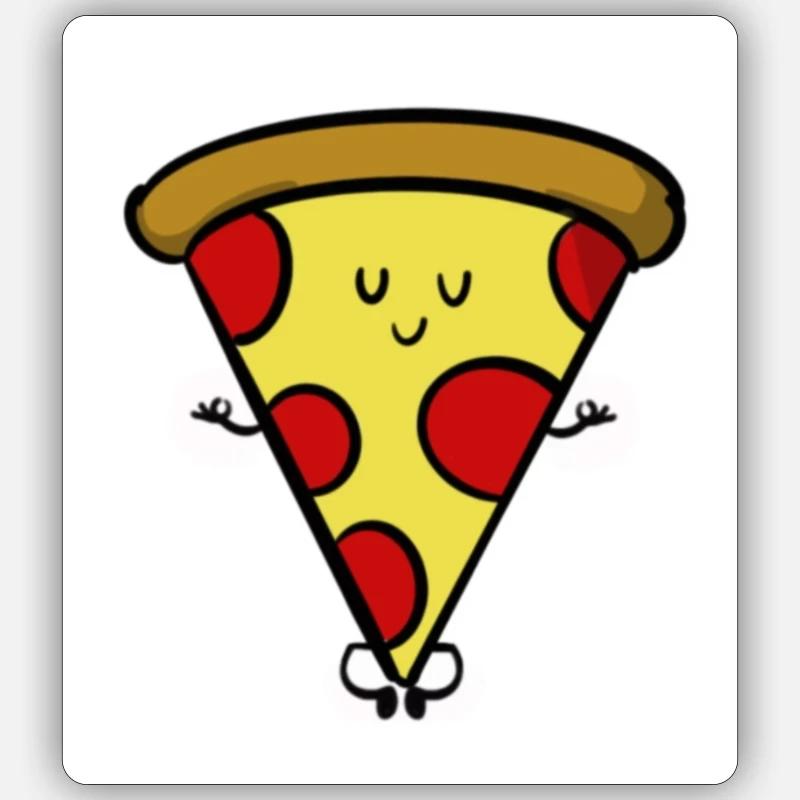 Pizza Sticker Größe S (10 x 10 cm)