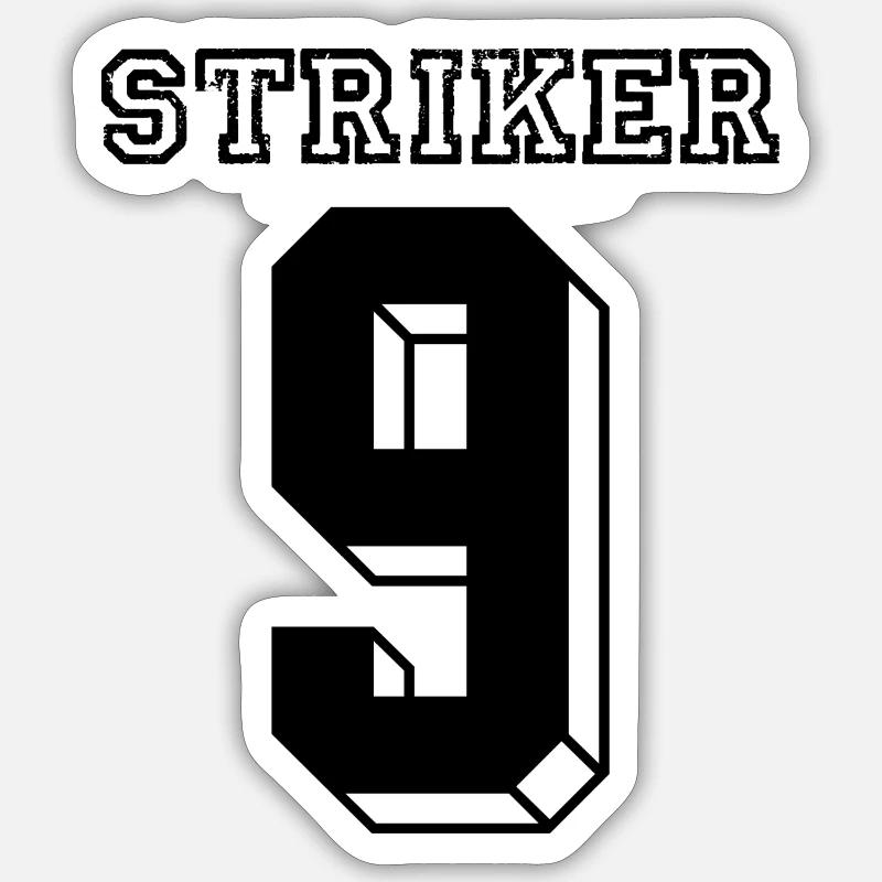 Striker Striker T-shirt Pull Sticker taille S (10 x 10 cm)