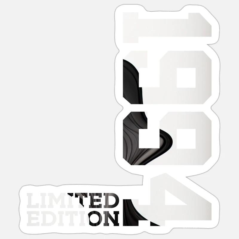 ÉDITION LIMITÉE 32E ANNIVERSAIRE 1994 - Sticker taille S (10 x 10 cm) - blanc mat