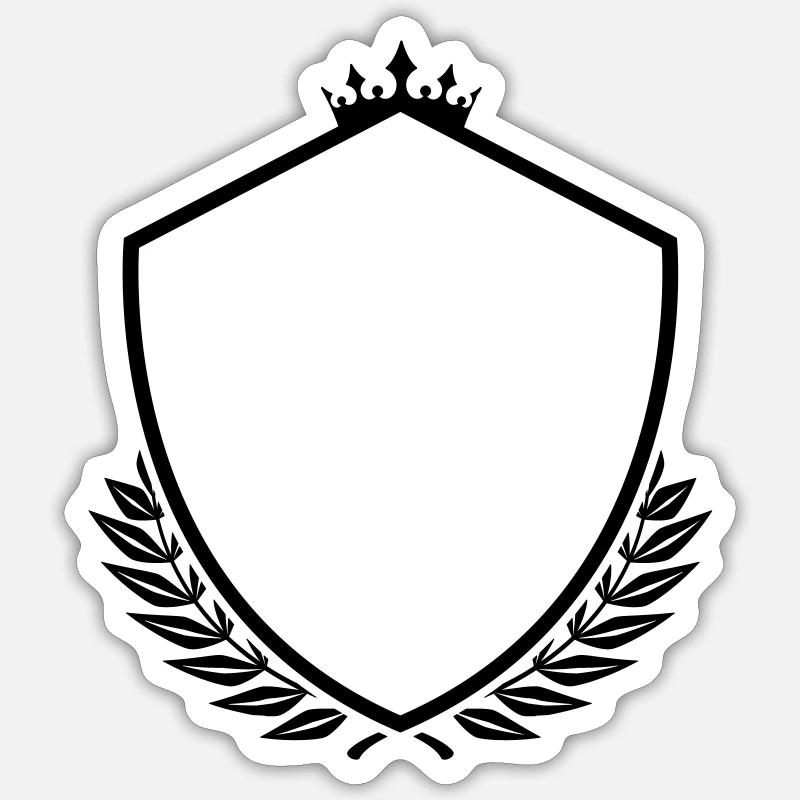 wappen Sticker Größe S (10 x 10 cm)