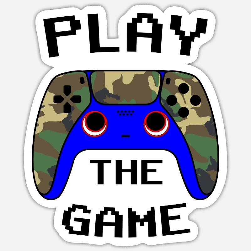 Controller Camo Sticker Größe S (10 x 10 cm)