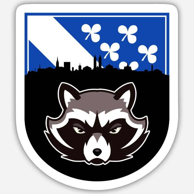 Kassel in a Nutshell Sticker Größe S (10 x 10 cm)