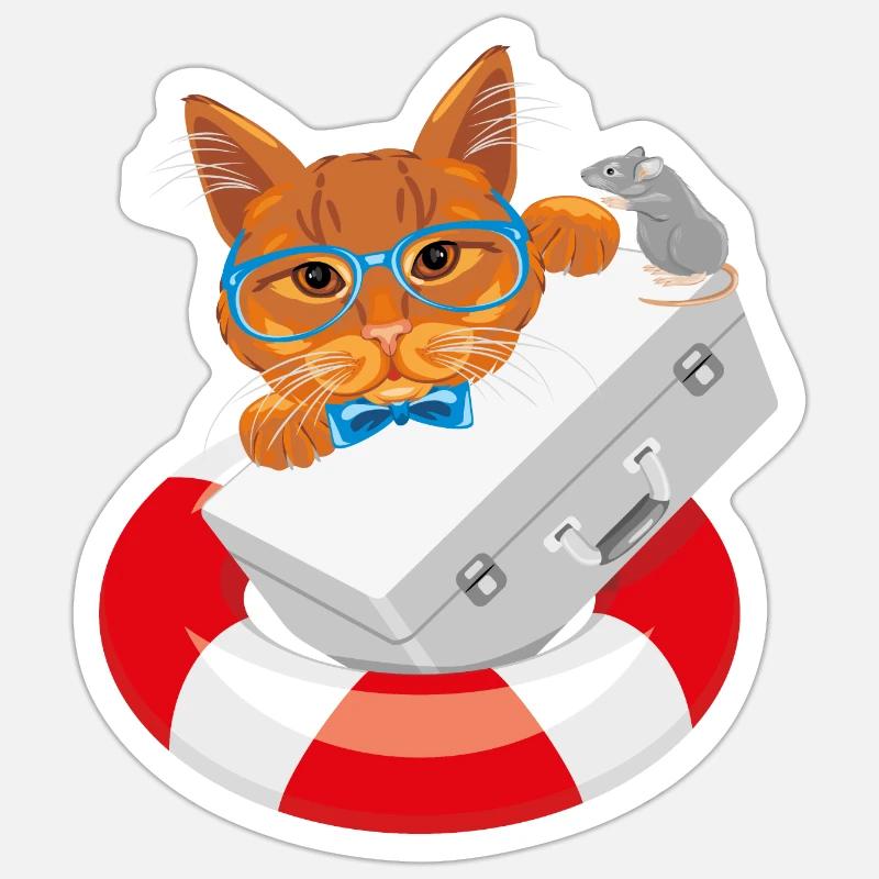 Rescue cats Sticker size S (10 x 10 cm)