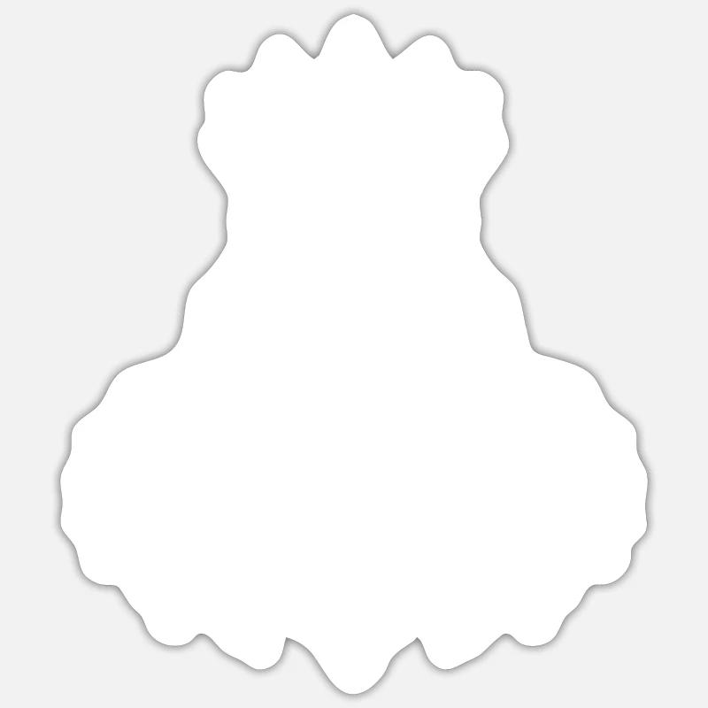 Eagle Crown King - Sticker size S (10 x 10 cm) - white matte