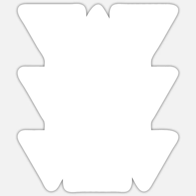 Forme géométrique triangle Sticker taille S (10 x 10 cm)