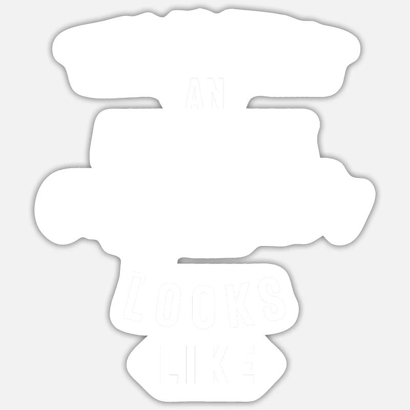 Funny Engineer, Engineer Gifts, Engineer Student - Sticker size S (10 x 10 cm) - white matte