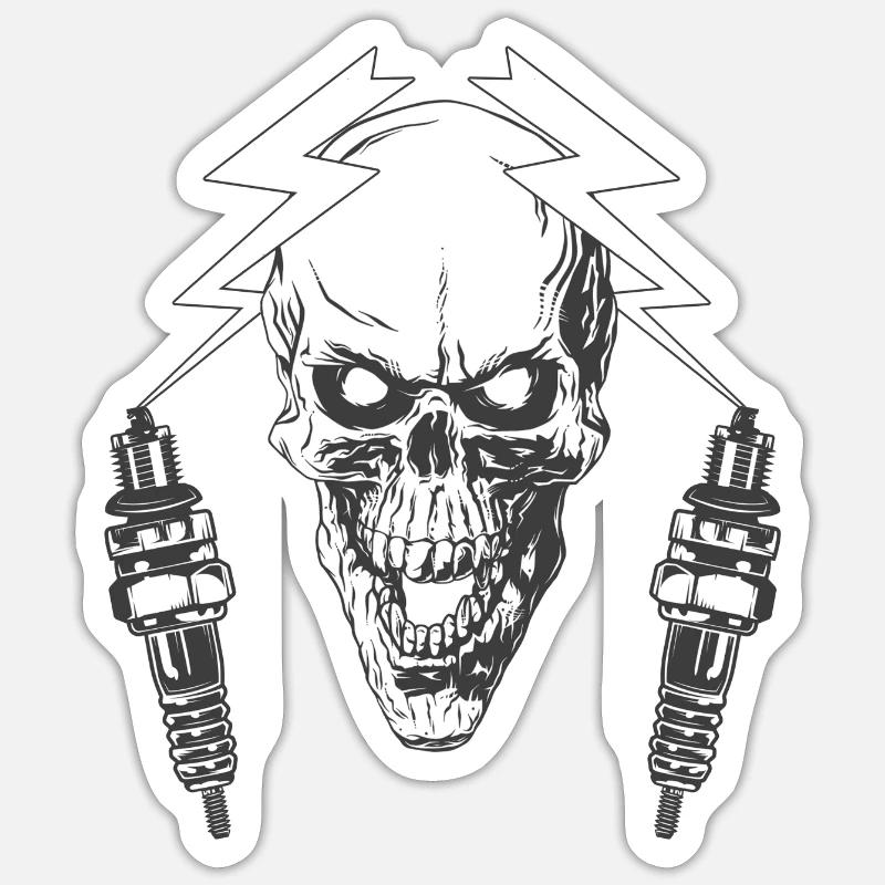 Eine zündende Idee Sticker Größe S (10 x 10 cm)