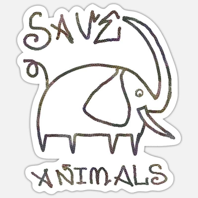 Sticker taille S (10 x 10 cm) - 