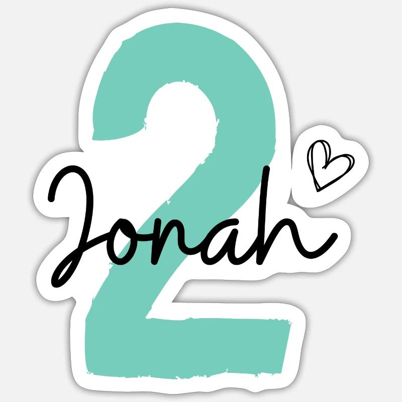Jonah 2 Sticker Größe S (10 x 10 cm)