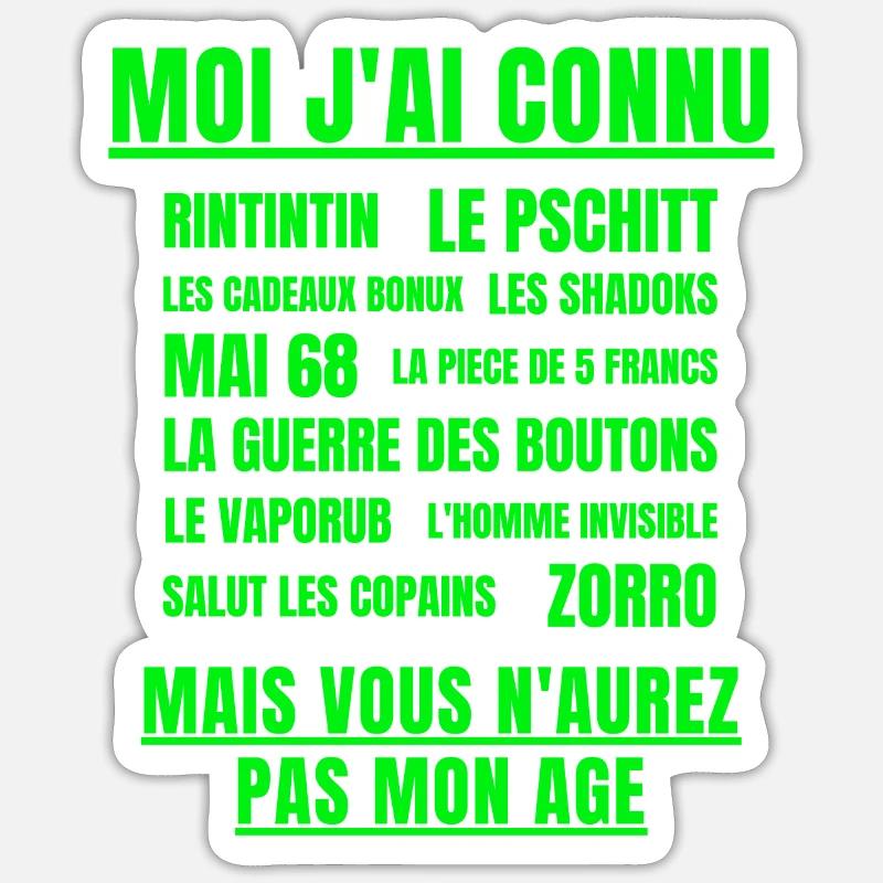 Sticker taille S (10 x 10 cm) -
