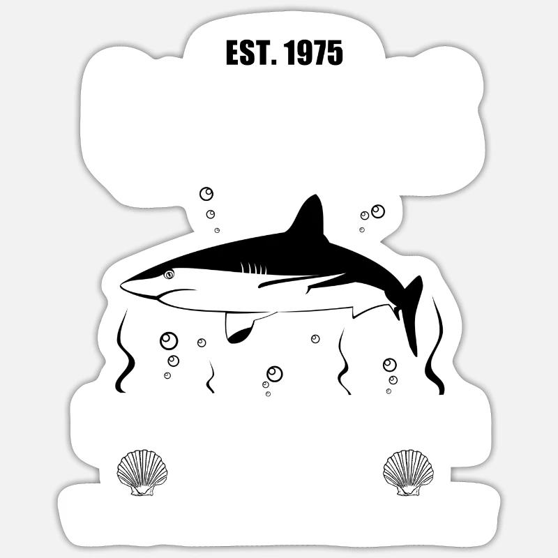 FISHING - Sticker Größe S (10 x 10 cm) - Mattweiß