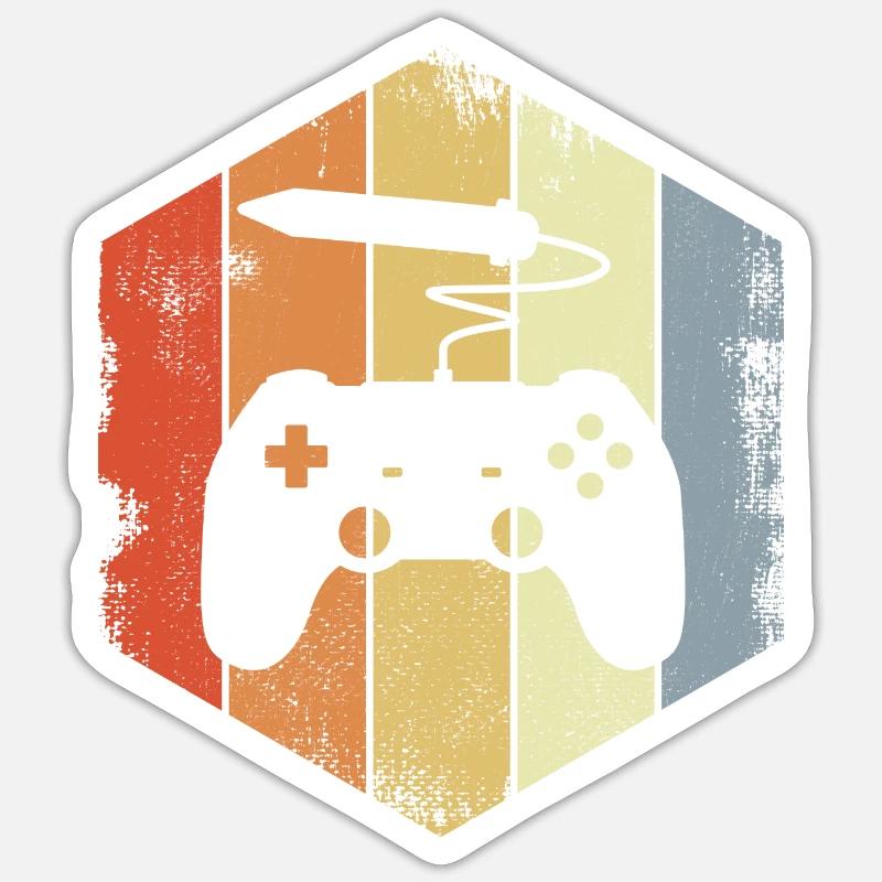 Game Artist - Sticker Größe S (10 x 10 cm) - Mattweiß