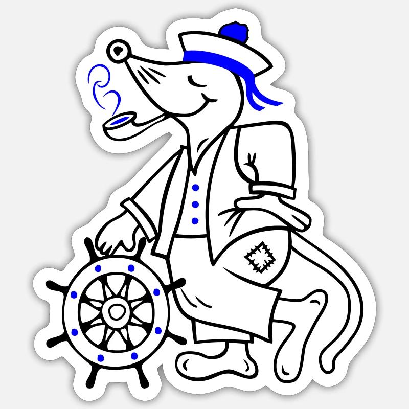 Sailor, maritime Sticker size S (10 x 10 cm)