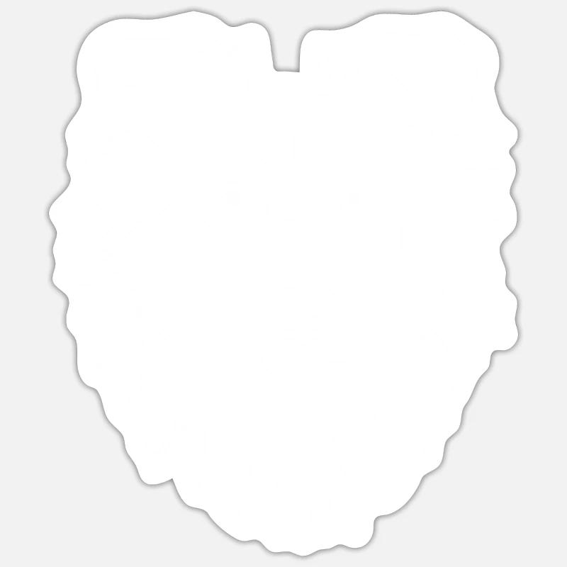 Collie - Sticker Größe S (10 x 10 cm) - Mattweiß