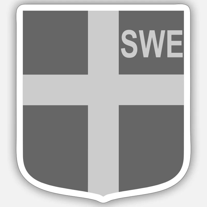 eng tactical shield Sticker size S (10 x 10 cm)