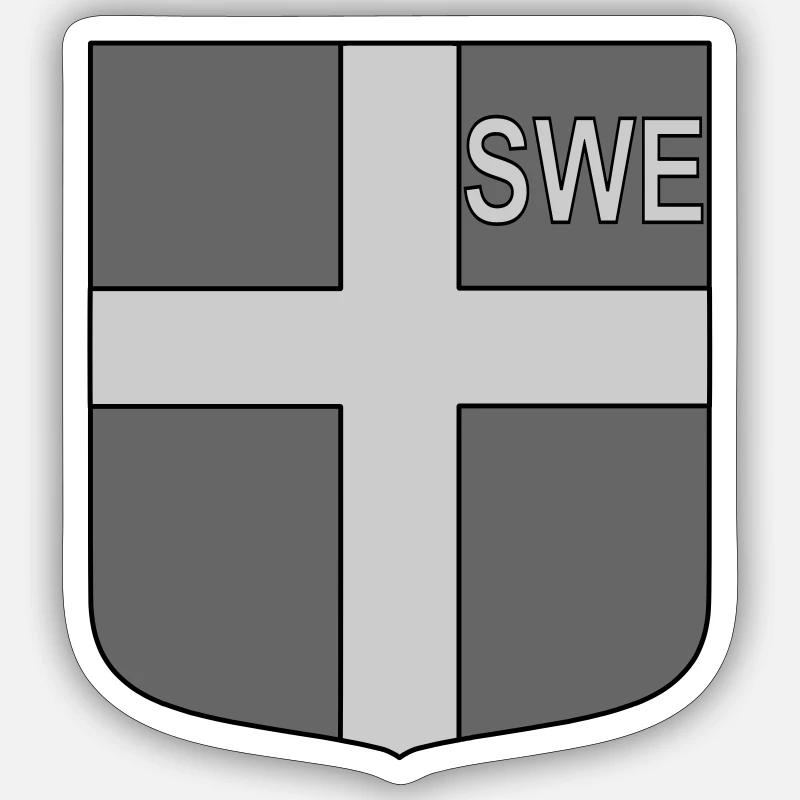 eng tactical shield Sticker size S (10 x 10 cm)