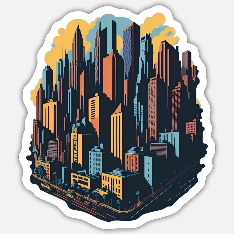 Horizon Sticker taille S (10 x 10 cm)