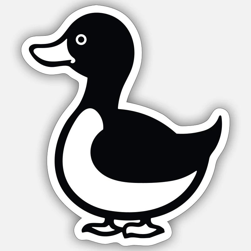 duck Sticker size S (10 x 10 cm)