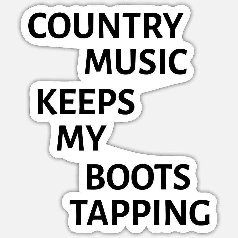 Dancing Dance Music - Sticker size S (10 x 10 cm) - white matte