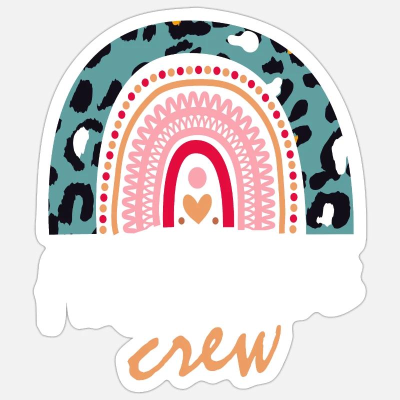 Geschenk der First Grade Crew Sticker Größe S (10 x 10 cm)