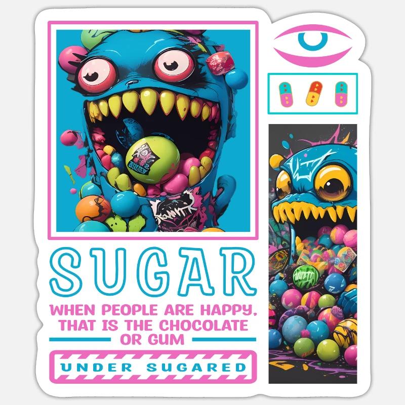 Sticker Größe S (10 x 10 cm) - 